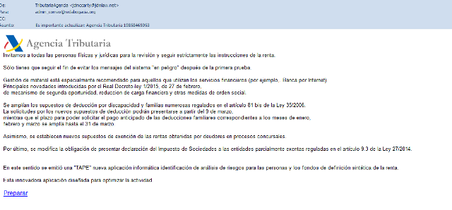 AEAT phishing Estrategia Digital